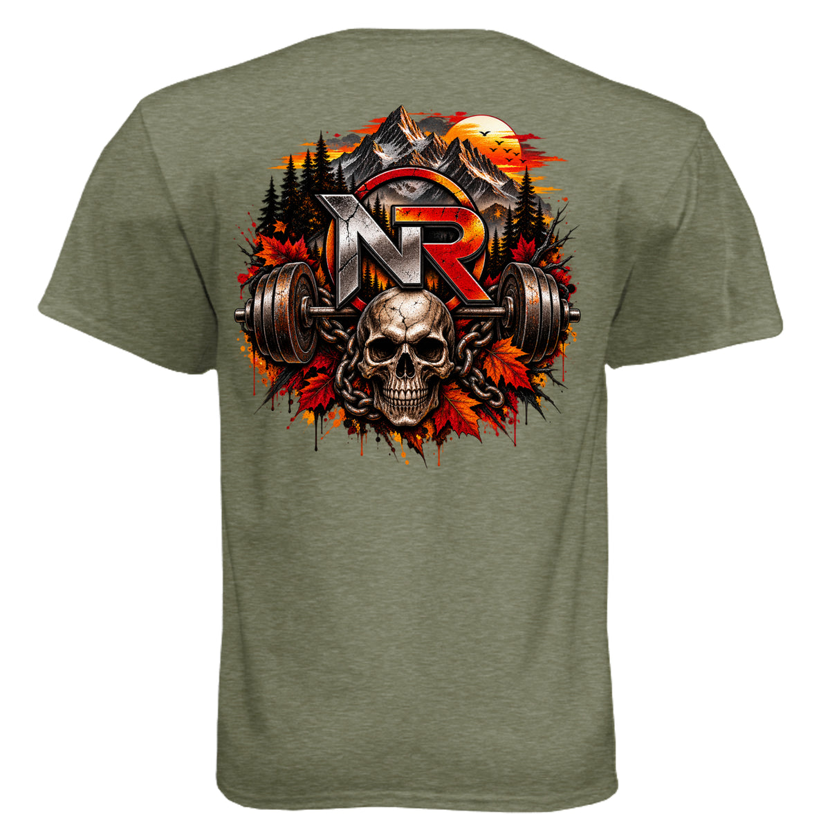 MILITARY GREEN - 6010 - BACK