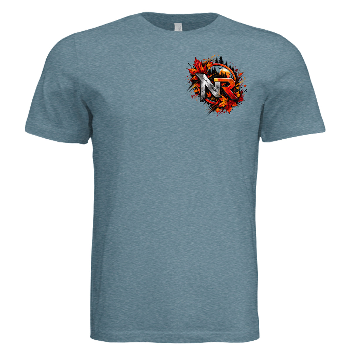 Steel Blue Triblend - 3413C - FRONT